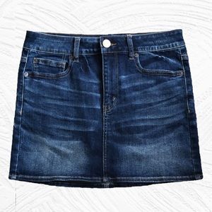 American Eagle Hi-Rise Denim Mini Skirt Size 10